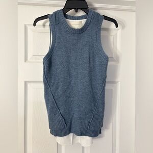Brochu Walker Heather Blue Knit Top